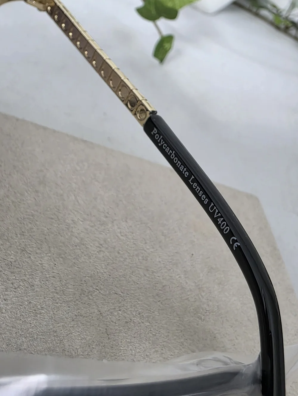 Glam Oversized Round Fashion Sunglasses Black Gold Rhinestone Accent New